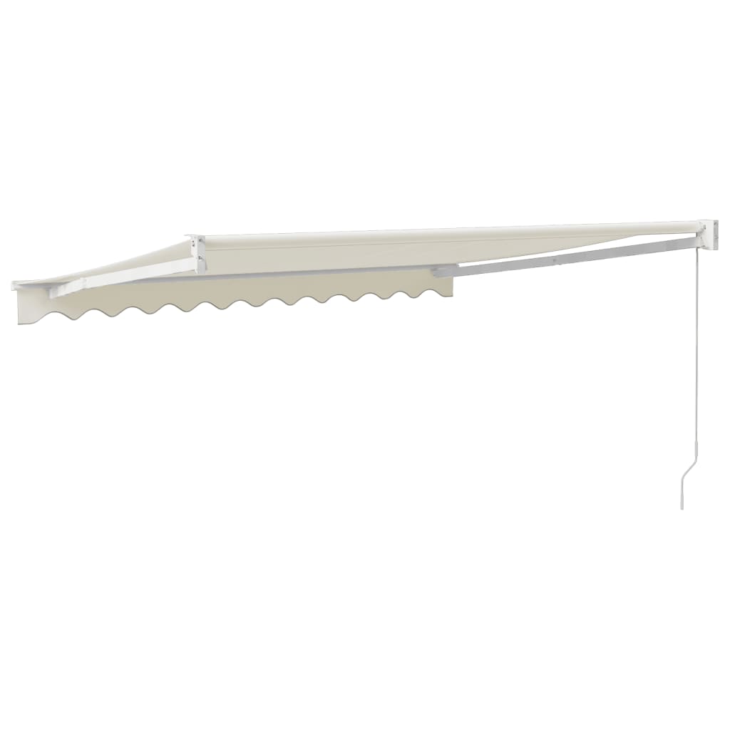 Tenda na uvlačenje krem 3,5 x 2,5 m od tkanine i aluminija