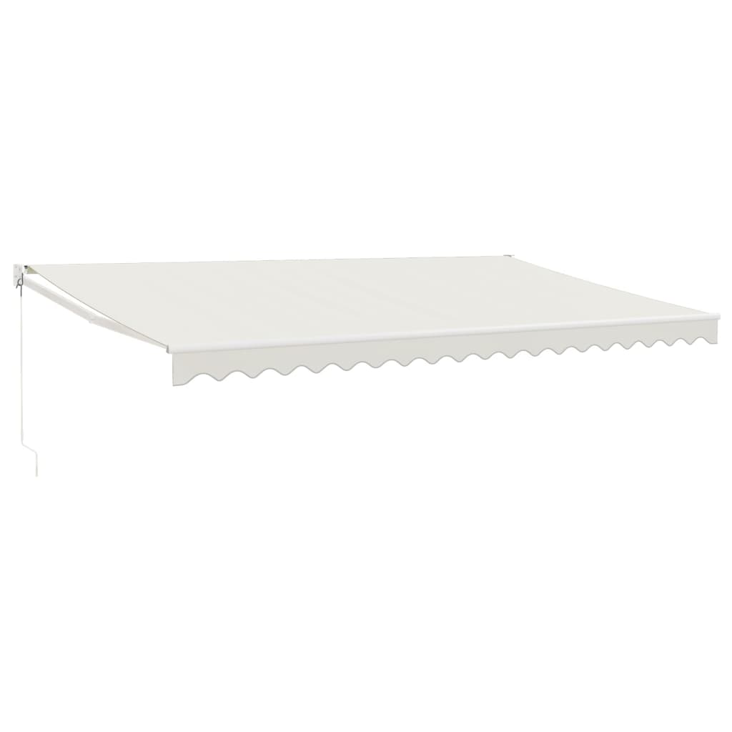 Tenda na uvlačenje krem 5 x 3 m od tkanine i aluminija