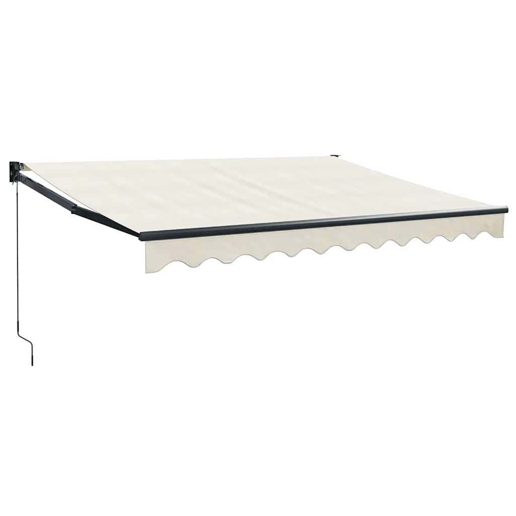 Tenda na uvlačenje krem 3 x 2,5 m od tkanine i aluminija