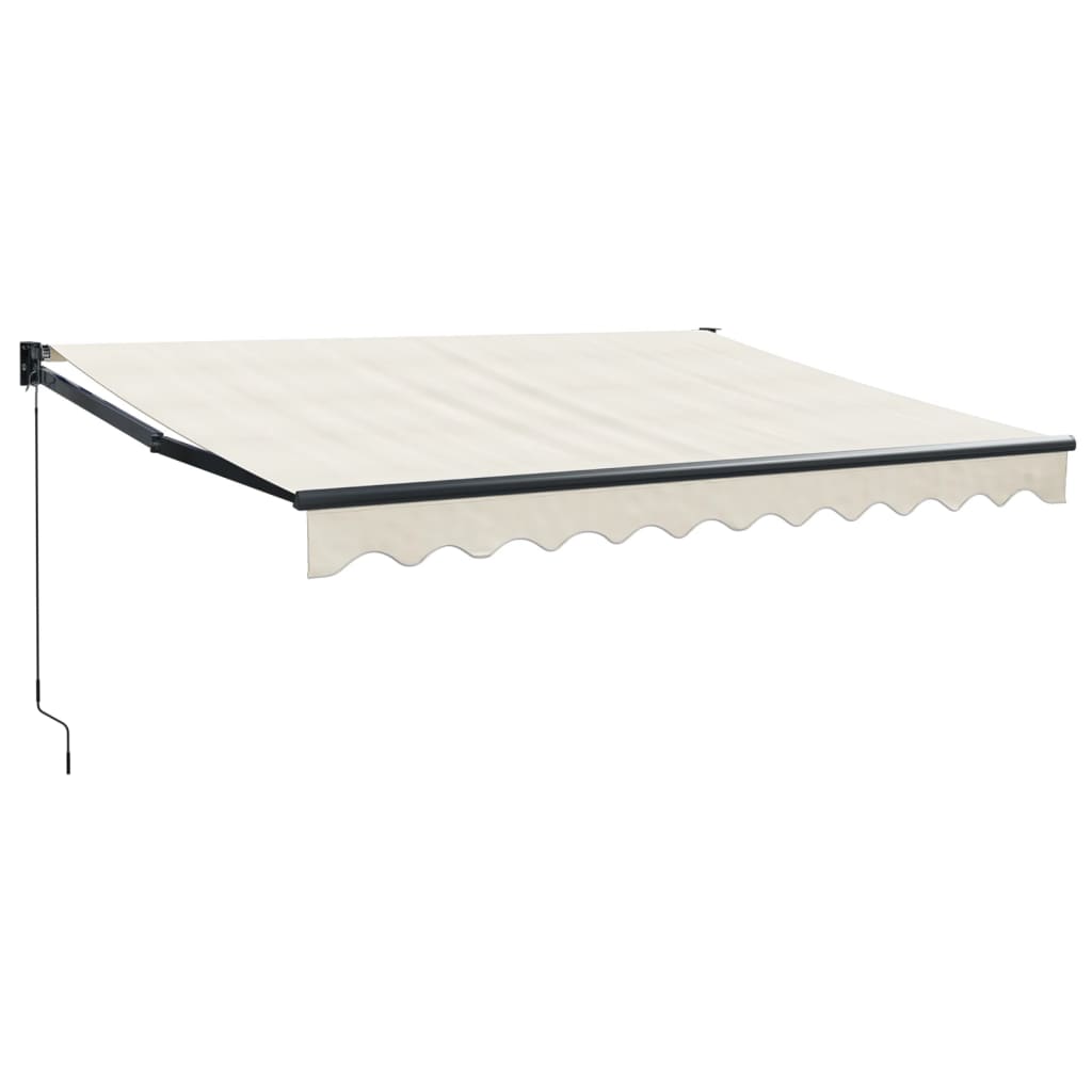 Tenda na uvlačenje krem 3,5 x 2,5 m od tkanine i aluminija