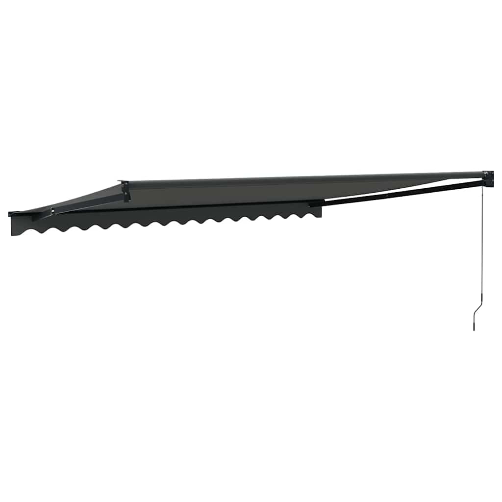 Tenda na uvlačenje antracit 4,5 x 3 m od tkanine i aluminija