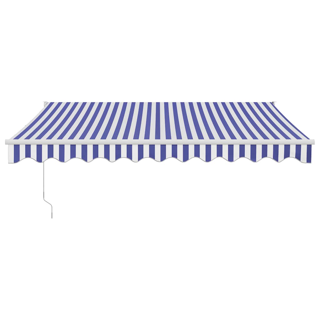 Automatska tenda na uvlačenje plavo-bijela 3 x 2,5 m