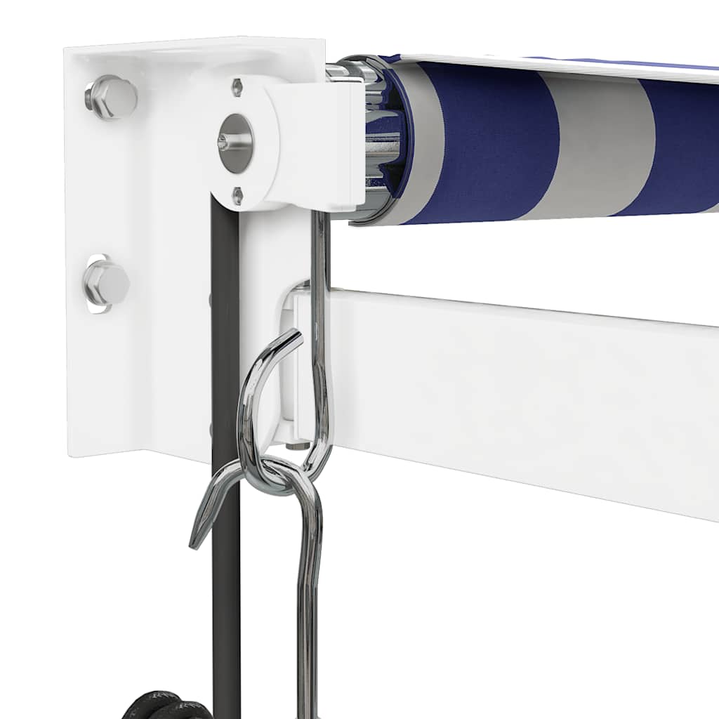 Automatska tenda na uvlačenje plavo-bijela 3 x 2,5 m