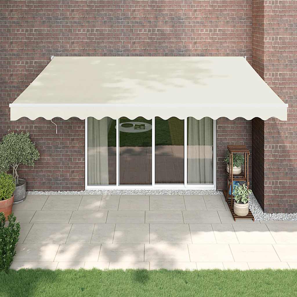 Automatska tenda na uvlačenje krem 4 x 3 m