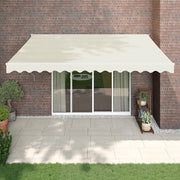 Automatska tenda na uvlačenje krem 4,5 x 3 m