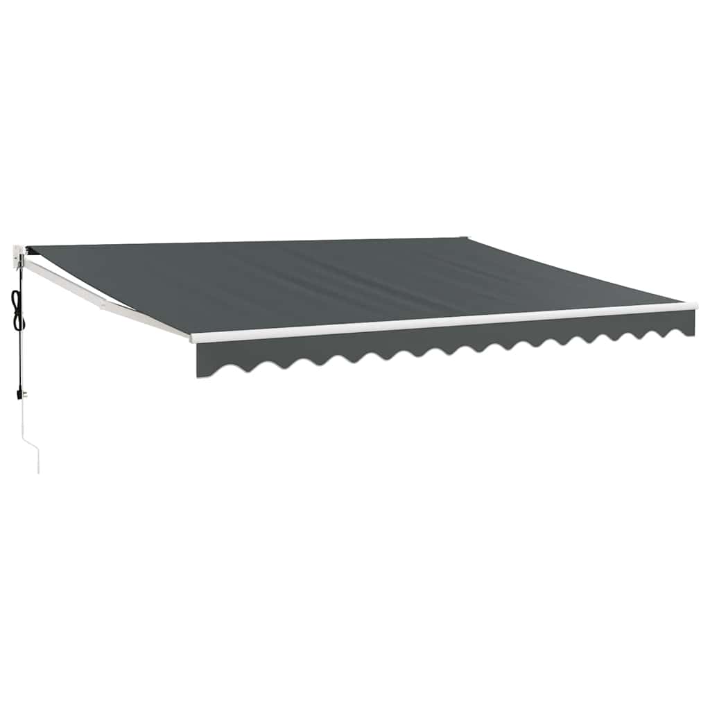 Automatska tenda na uvlačenje antracit 4 x 3 m