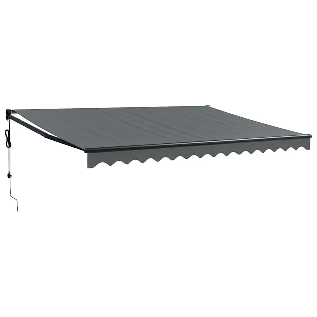 Automatska tenda na uvlačenje antracit 4,5 x 3 m