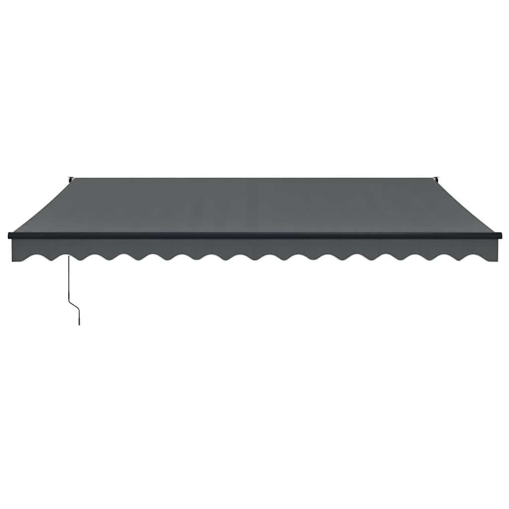 Automatska tenda na uvlačenje antracit 4,5 x 3 m