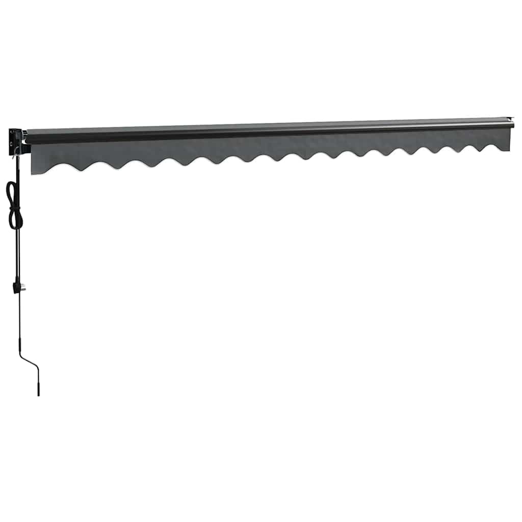 Automatska tenda na uvlačenje antracit 4,5 x 3 m