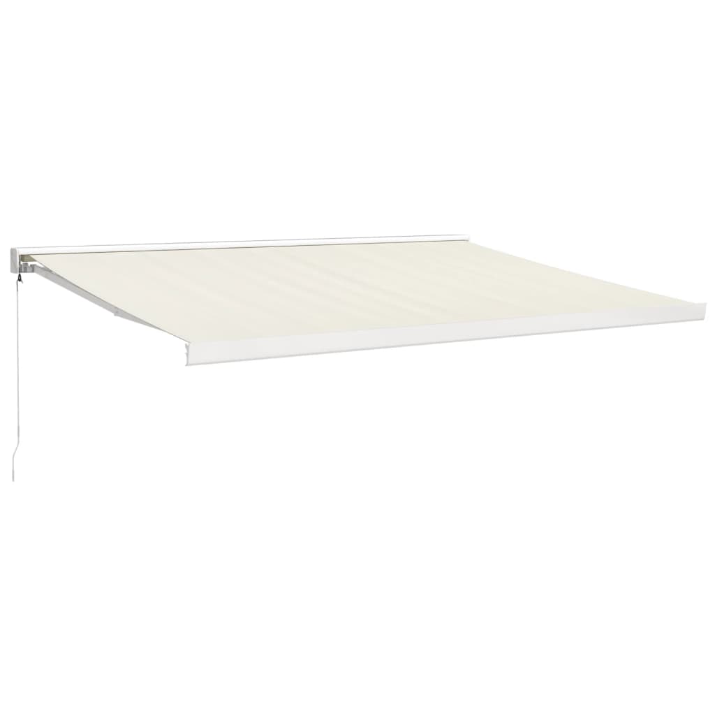Tenda na uvlačenje krem 4,5 x 3 m od tkanine i aluminija