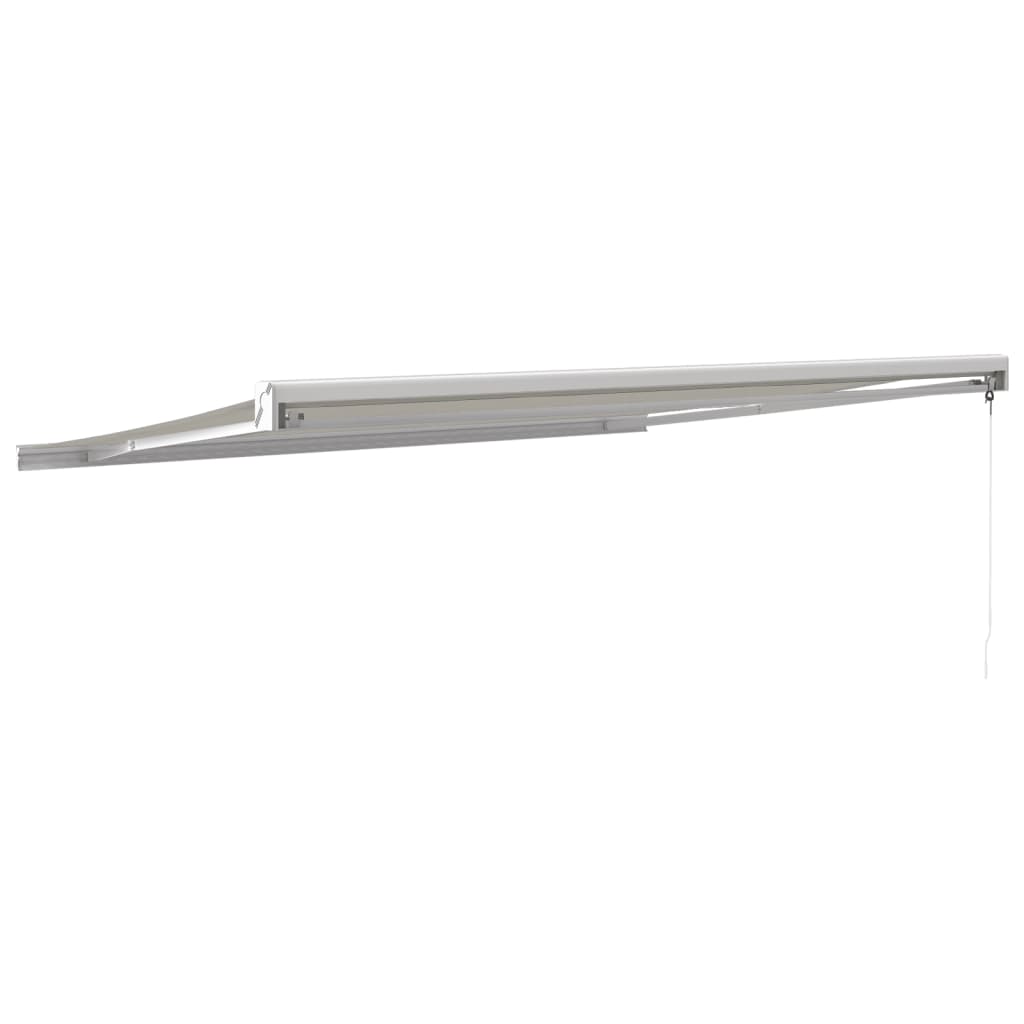 Tenda na uvlačenje krem 4,5 x 3 m od tkanine i aluminija