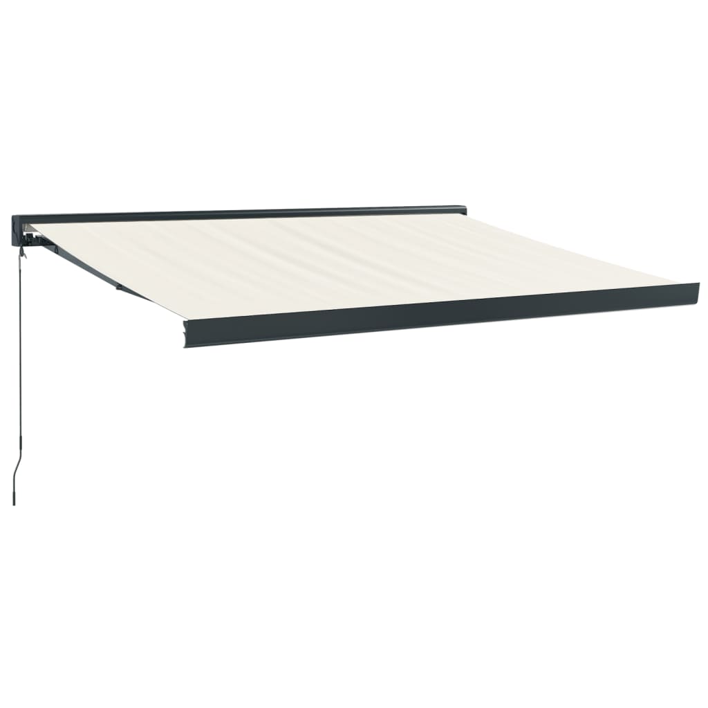 Tenda na uvlačenje krem 3,5 x 2,5 m od tkanine i aluminija