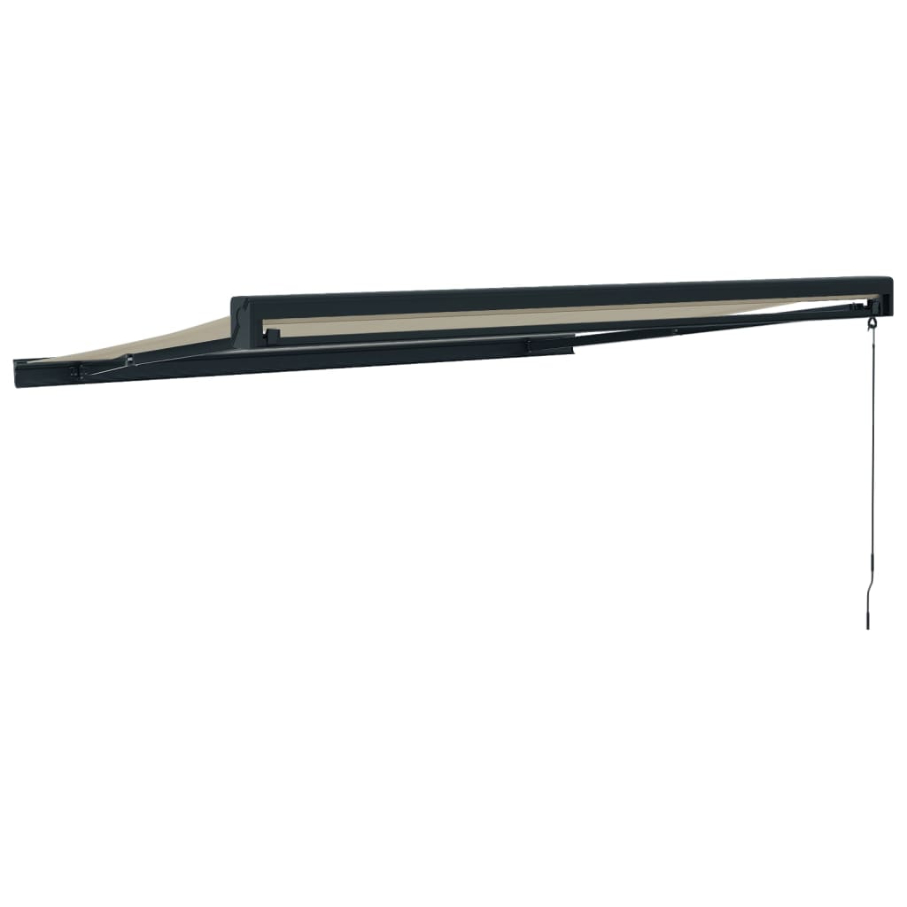 Tenda na uvlačenje krem 3,5 x 2,5 m od tkanine i aluminija