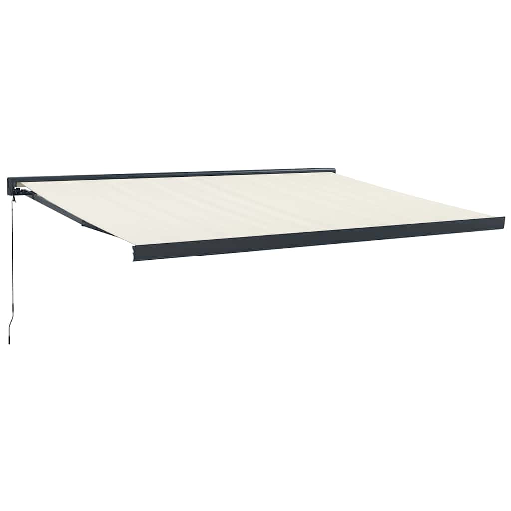 Tenda na uvlačenje krem 4,5 x 3 m od tkanine i aluminija