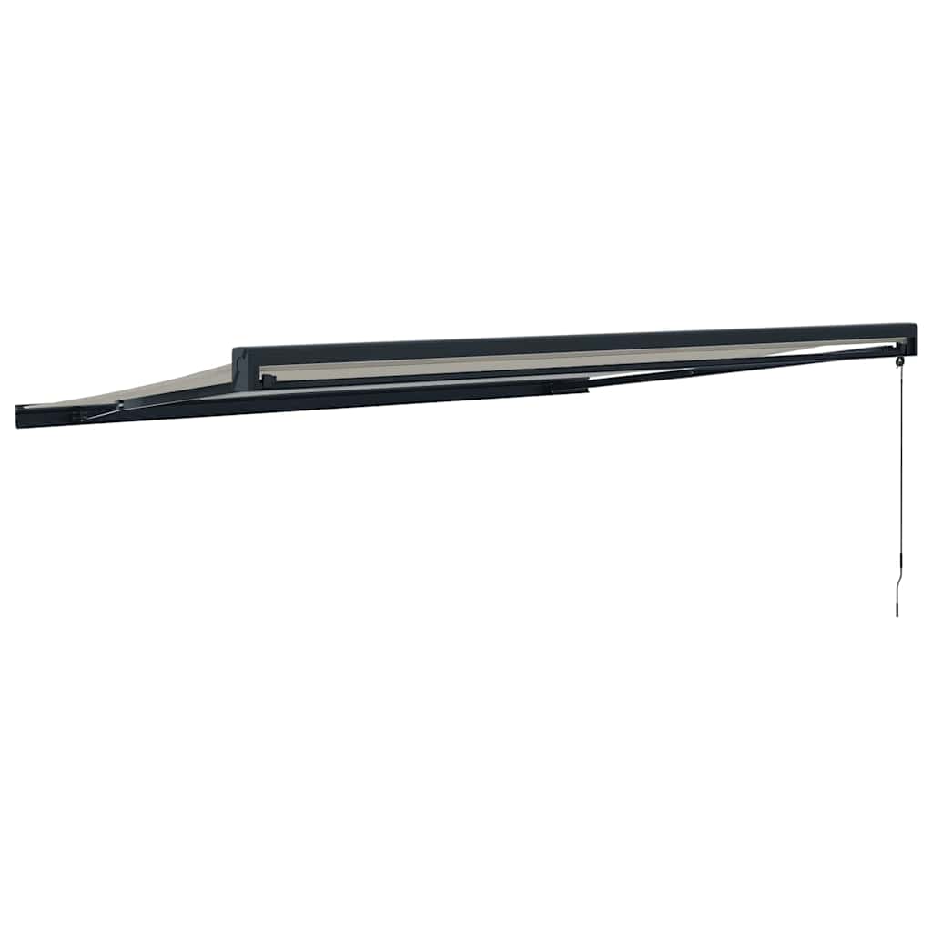 Tenda na uvlačenje krem 4,5 x 3 m od tkanine i aluminija