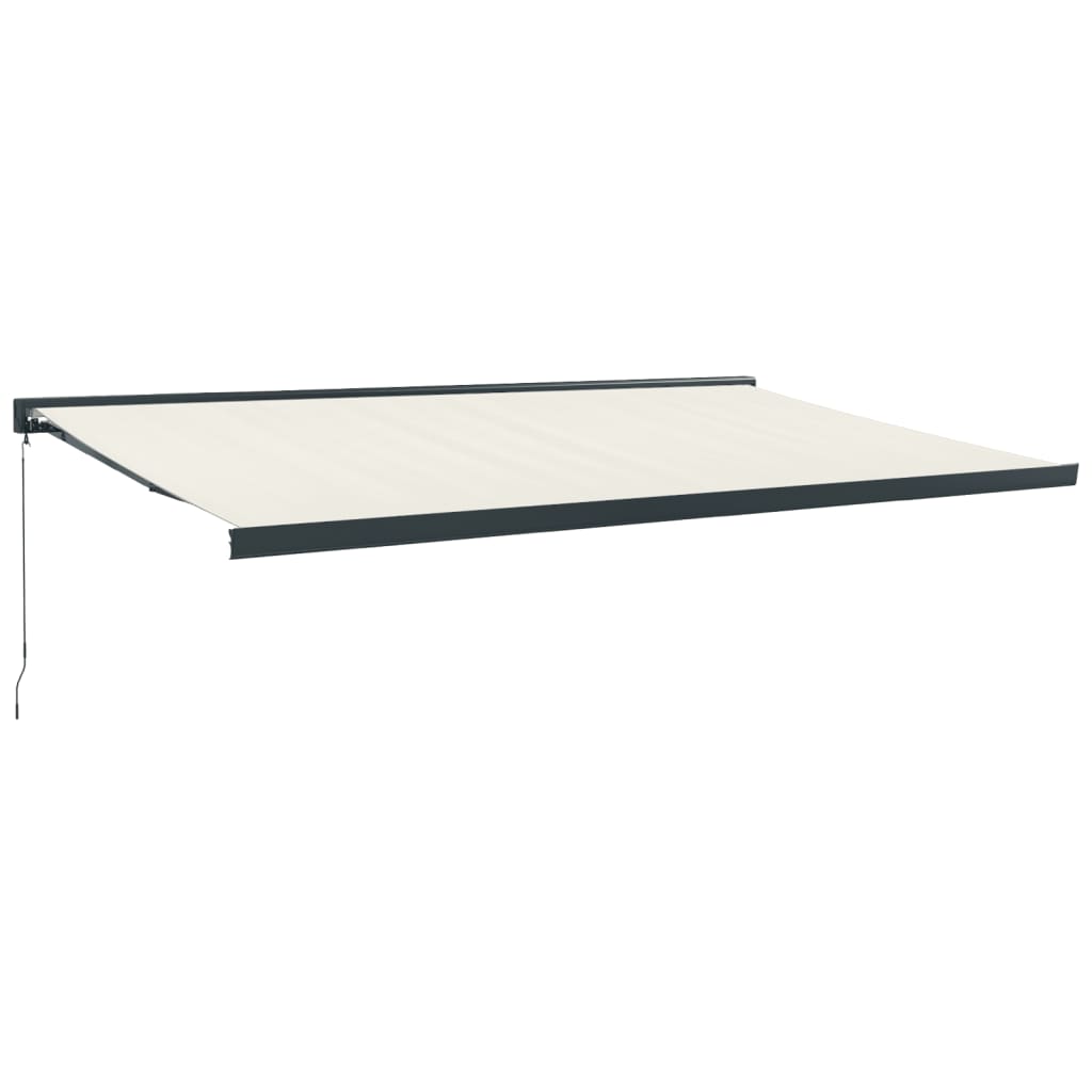 Tenda na uvlačenje krem 5 x 3 m od tkanine i aluminija