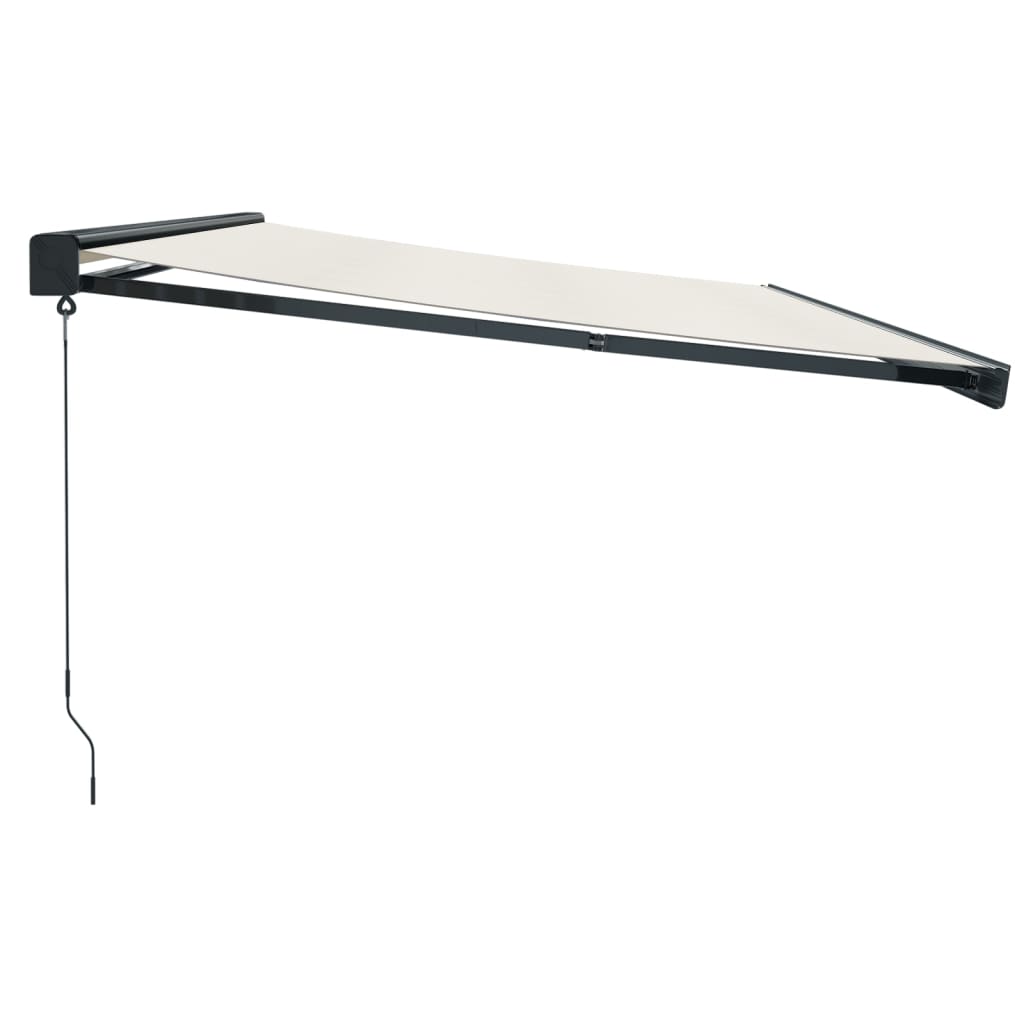 Tenda na uvlačenje krem 5 x 3 m od tkanine i aluminija