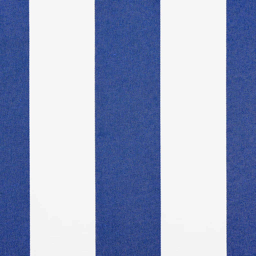 Tenda na uvlačenje plavo-bijela 3,5 x 2,5 m tkanina i aluminij