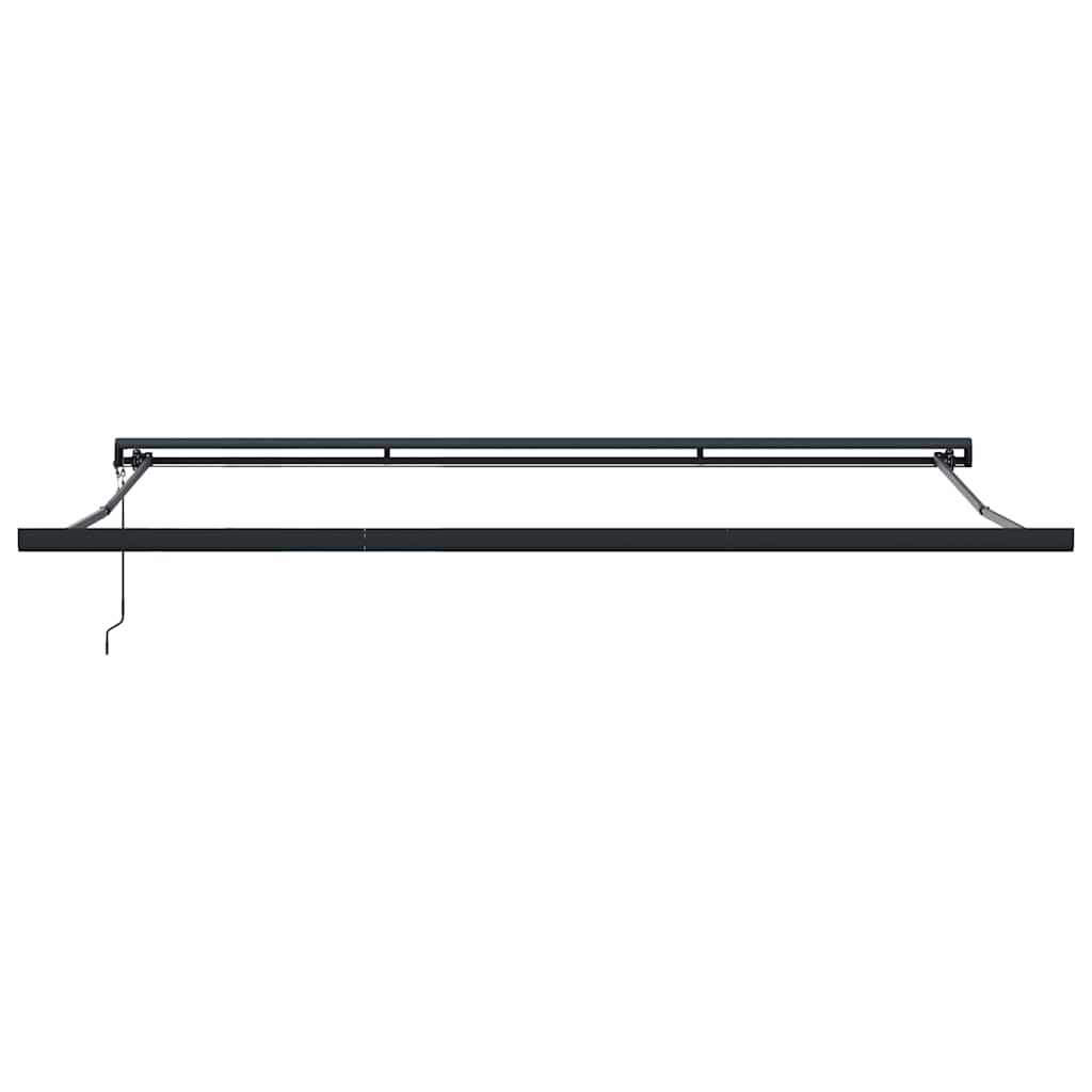 Tenda na uvlačenje plavo-bijela 3,5 x 2,5 m tkanina i aluminij