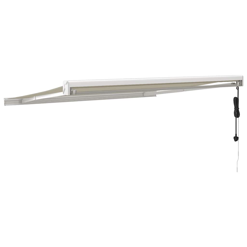 Tenda na uvlačenje krem 3,5 x 2,5 m od tkanine i aluminija