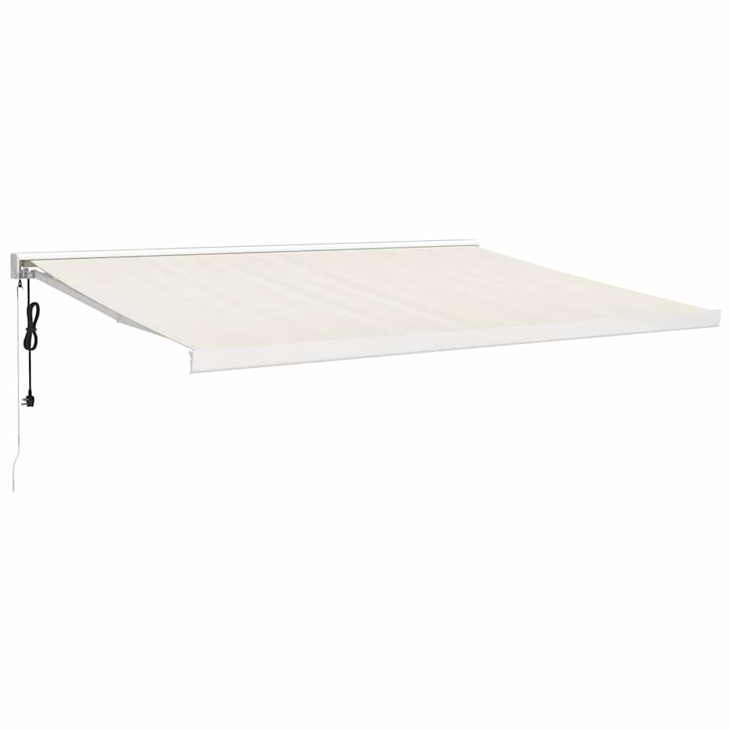 Tenda na uvlačenje krem 4,5 x 3 m od tkanine i aluminija