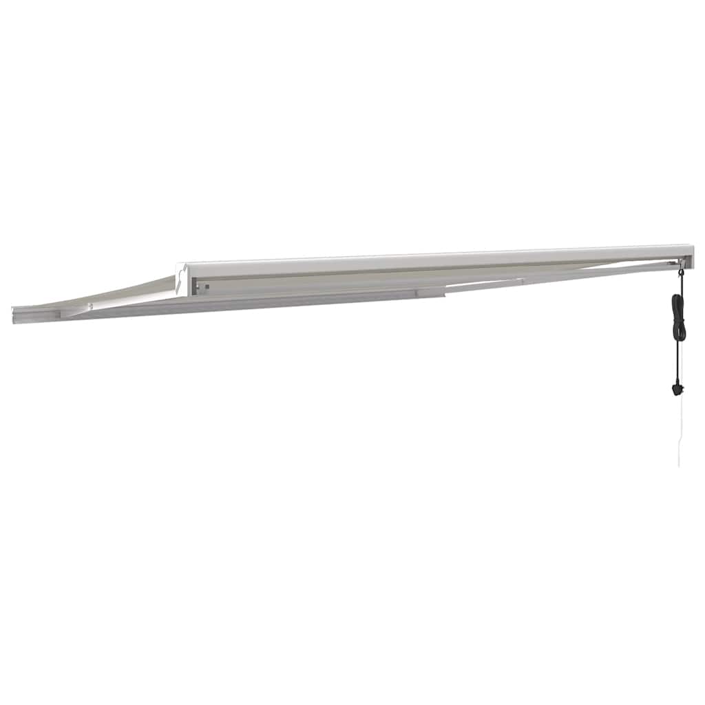 Tenda na uvlačenje krem 4,5 x 3 m od tkanine i aluminija
