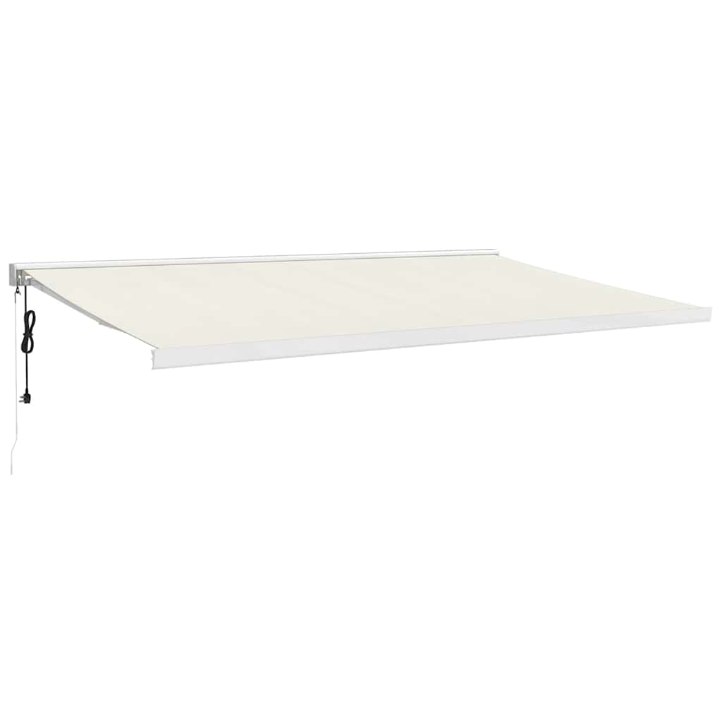 Tenda na uvlačenje krem 5 x 3 m od tkanine i aluminija