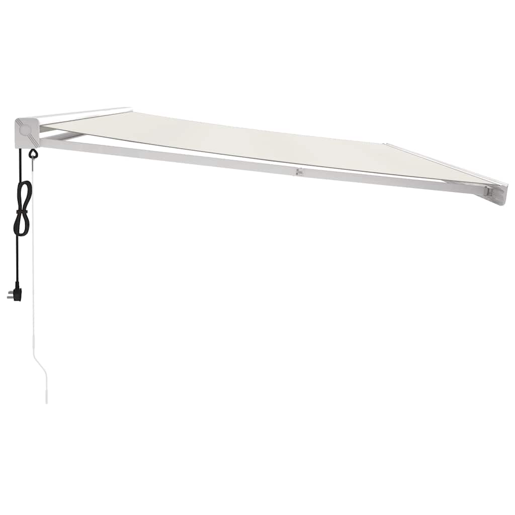 Tenda na uvlačenje krem 5 x 3 m od tkanine i aluminija