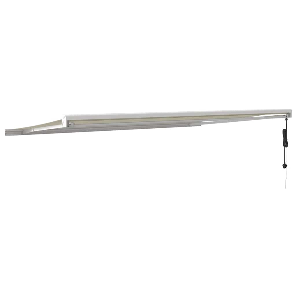 Tenda na uvlačenje krem 5 x 3 m od tkanine i aluminija