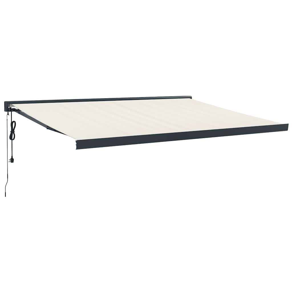 Tenda na uvlačenje krem 4,5 x 3 m od tkanine i aluminija
