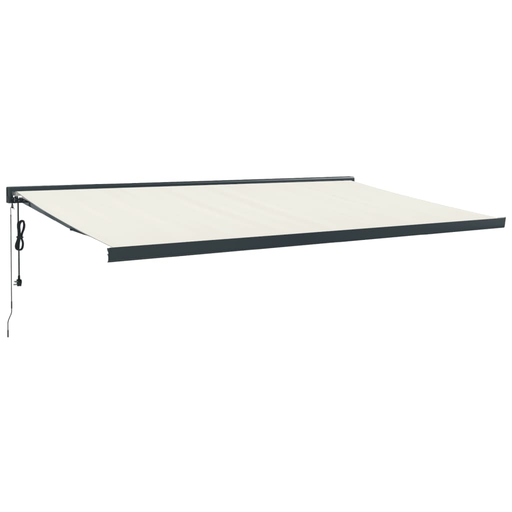 Tenda na uvlačenje krem 5 x 3 m od tkanine i aluminija