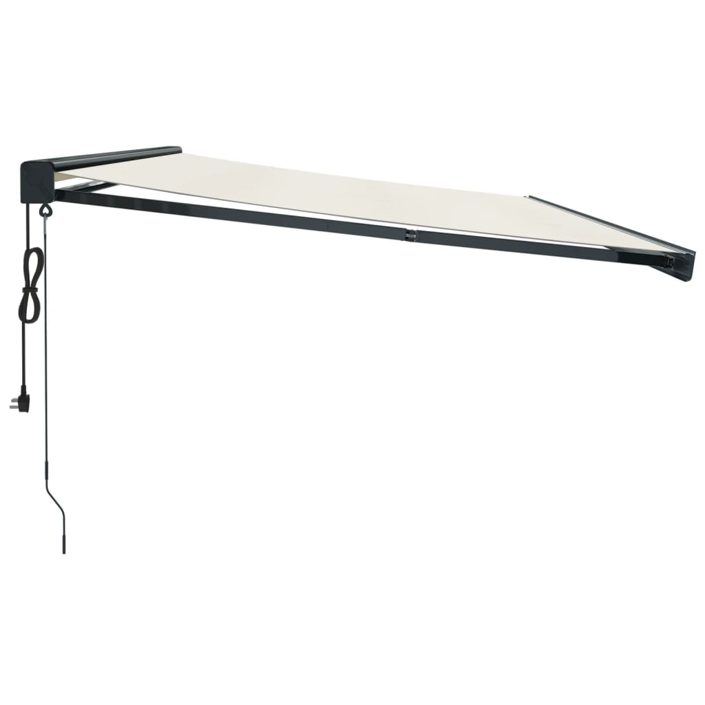 Tenda na uvlačenje krem 5 x 3 m od tkanine i aluminija