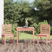3-dijelni vrtni bistro set od masivnog drva duglazije
