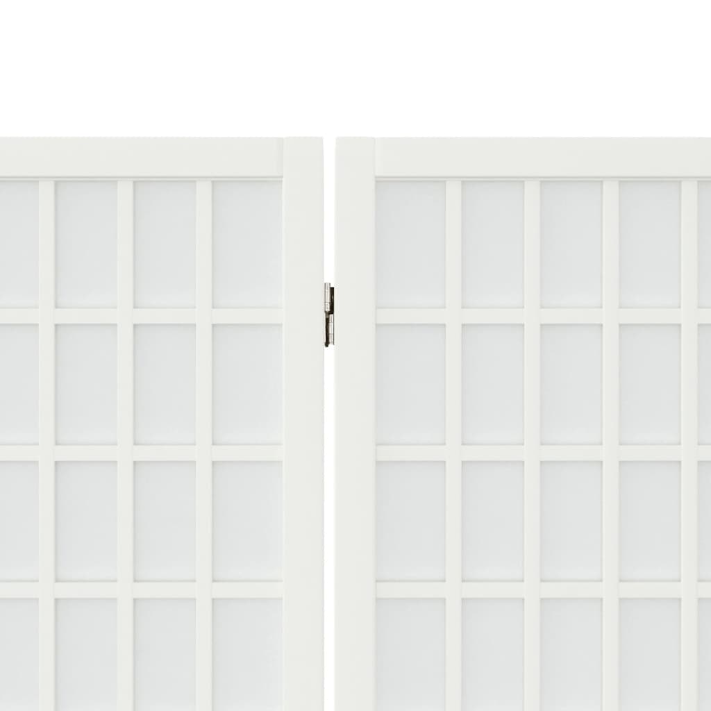 Sklopiva sobna pregrada 3 panela japanski stil 120x170cm bijela