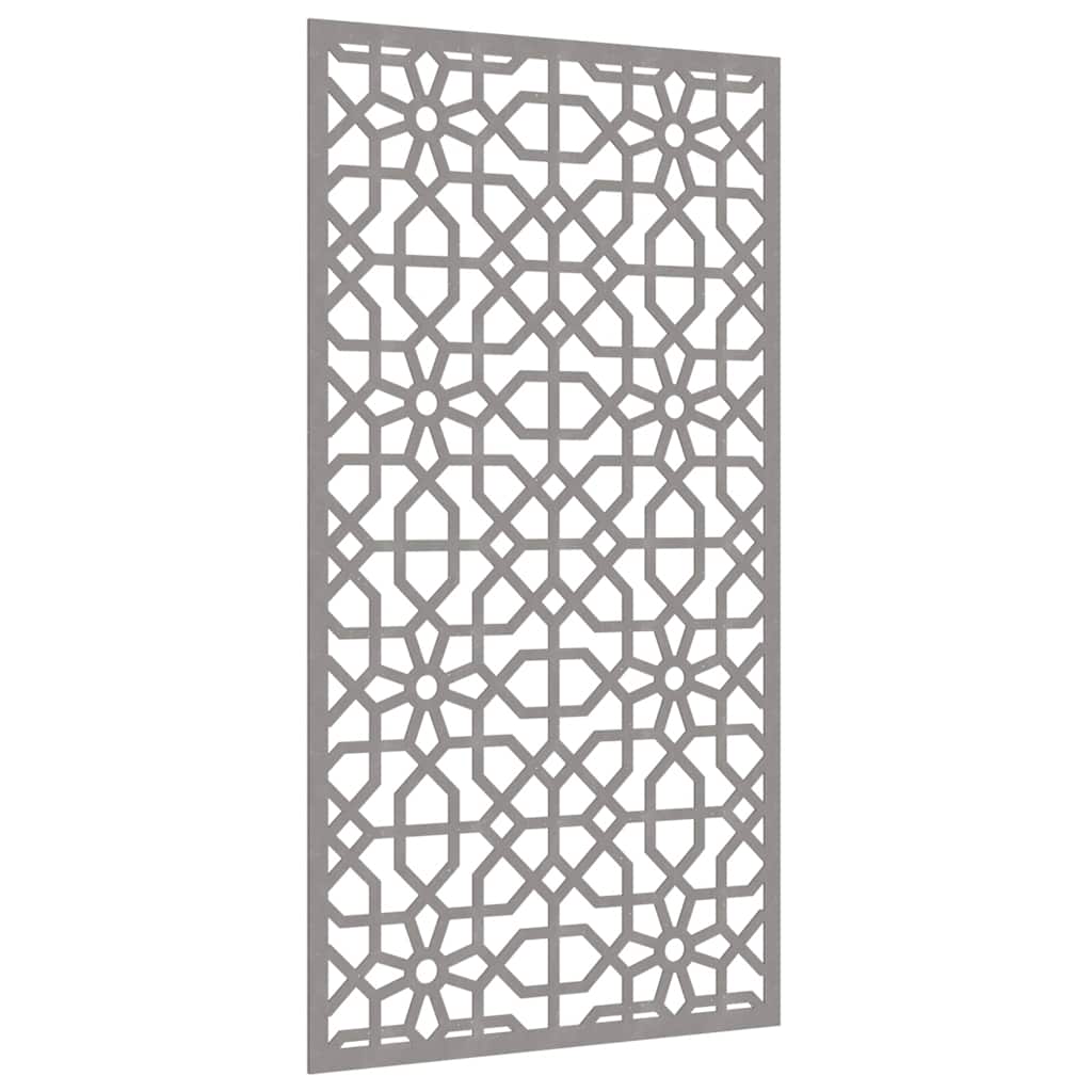 Vrtni zidni ukras 105 x 55 cm čelik COR-TEN s maurskim uzorkom