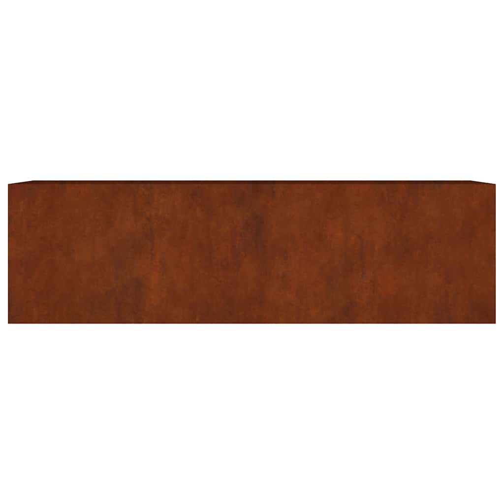 Povišena vrtna gredica 280 x 80 x 80 cm od čelika COR-TEN