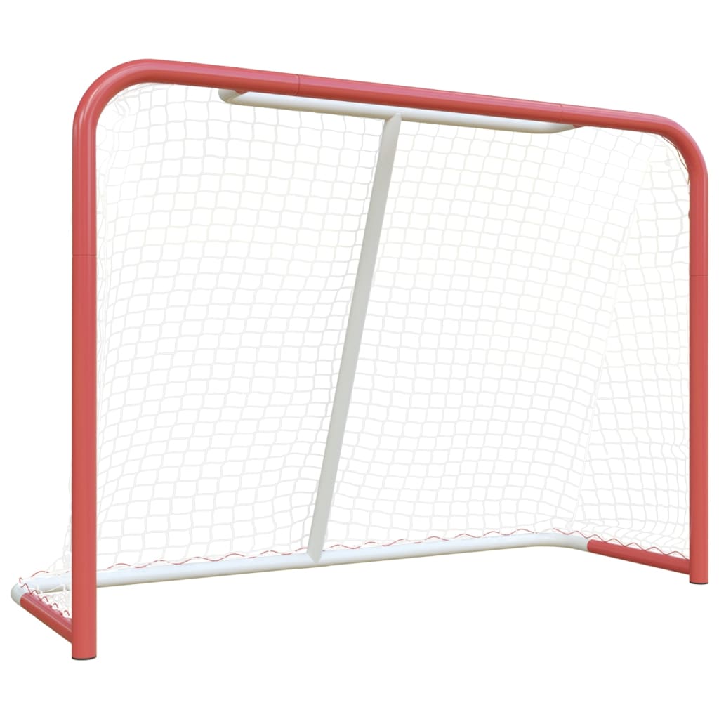 Hokejaški gol crveno-bijeli 153 x 60 x 118 cm čelik i poliester