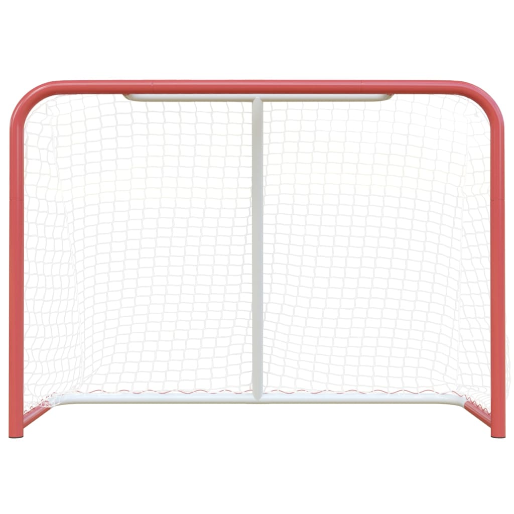Hokejaški gol crveno-bijeli 153 x 60 x 118 cm čelik i poliester