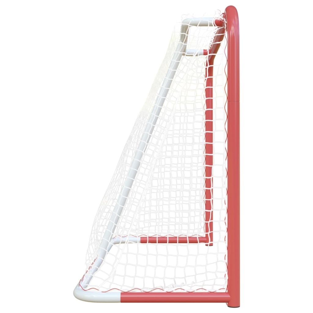 Hokejaški gol crveno-bijeli 153 x 60 x 118 cm čelik i poliester
