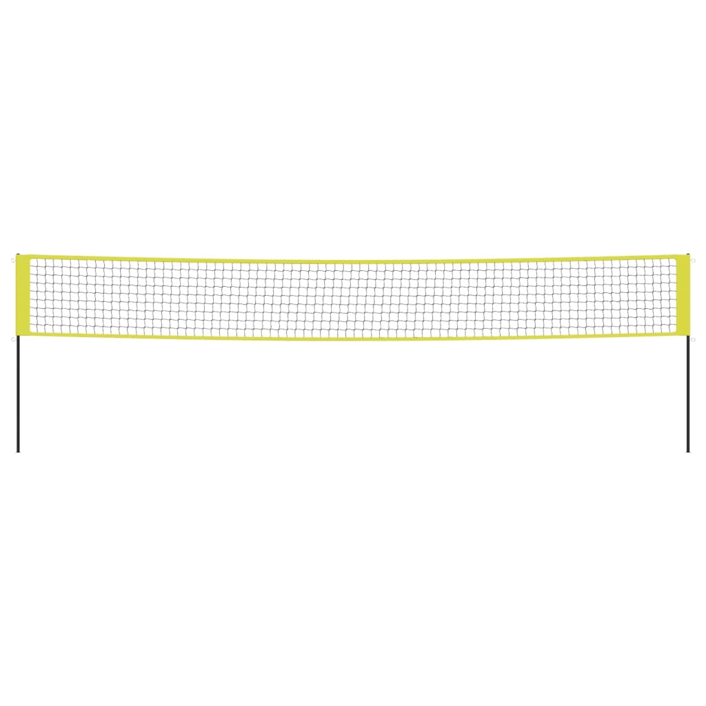 Mreža za odbojku žuto-crna 823 x 244 cm od PE tkanine