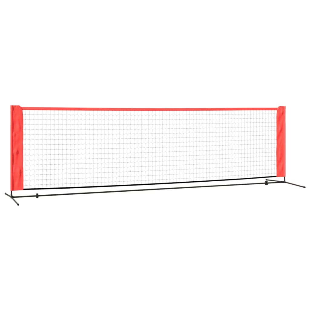 Teniska mreža crno-crvena 300 x 100 x 87 cm od poliestera