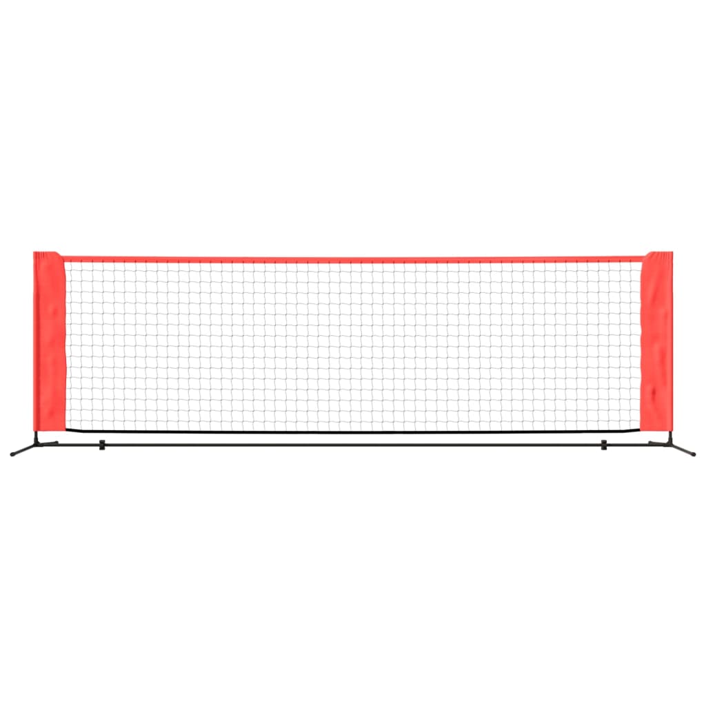 Teniska mreža crno-crvena 300 x 100 x 87 cm od poliestera