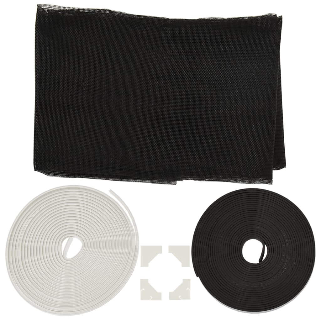 Magnetski prozorski zaslon protiv insekata bijeli 130x150 cm