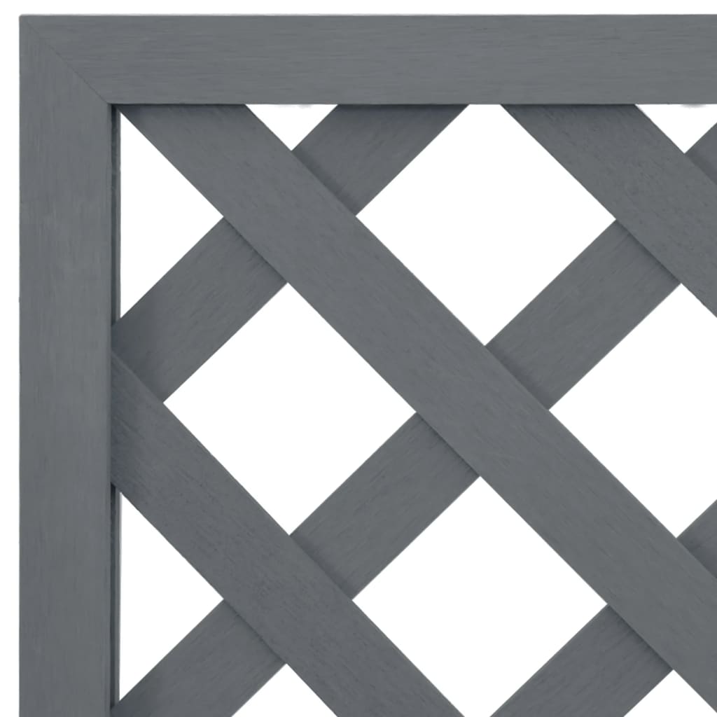 Sadilica s rešetkom siva 65 x 33 x 135 cm WPC