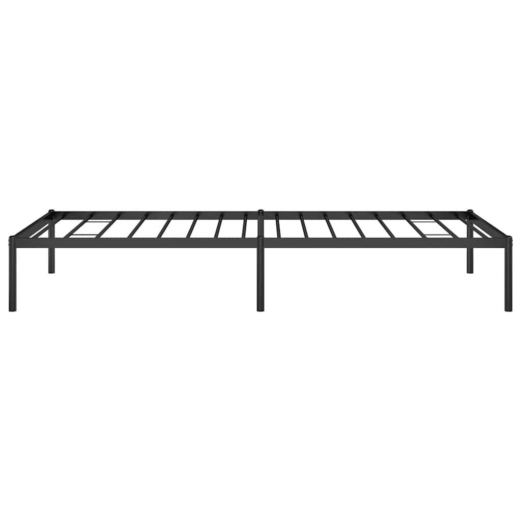 Metalni okvir za krevet crni 90 x 200 cm