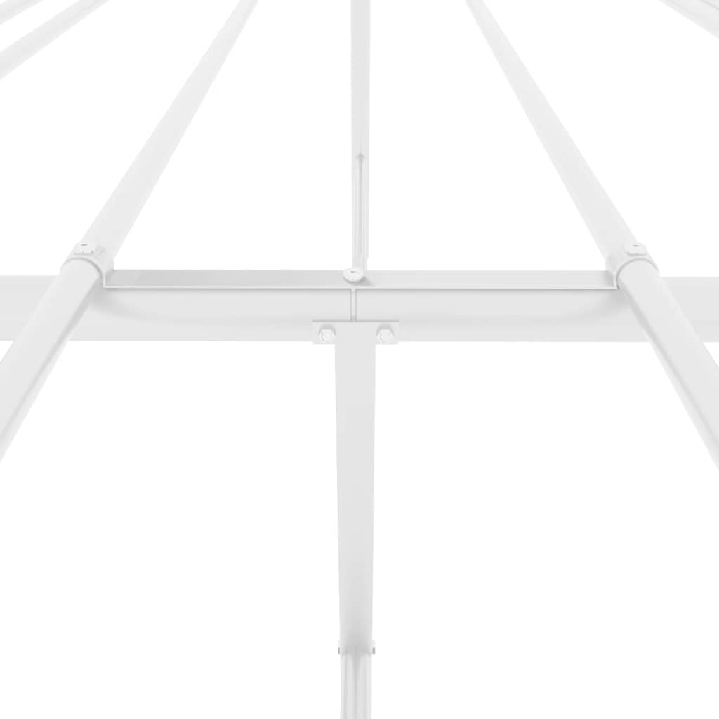 Metalni okvir za krevet bijeli 160x200 cm