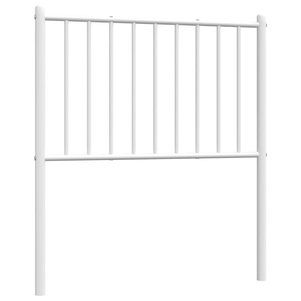 Metalno zamjensko uzglavlje bijelo 75 cm
