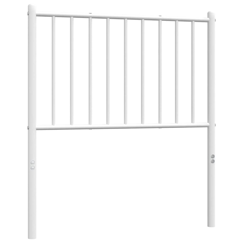 Metalno zamjensko uzglavlje bijelo 75 cm