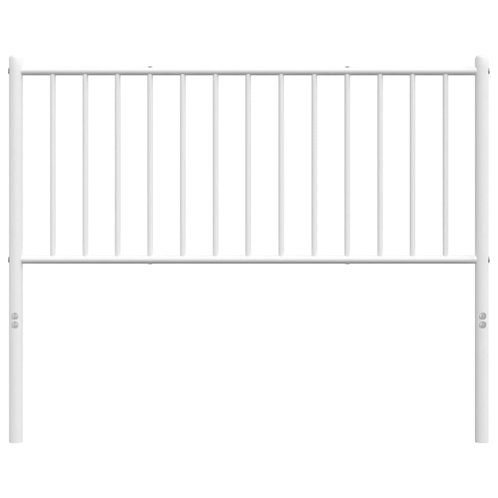 Metalno zamjensko uzglavlje bijelo 107 cm