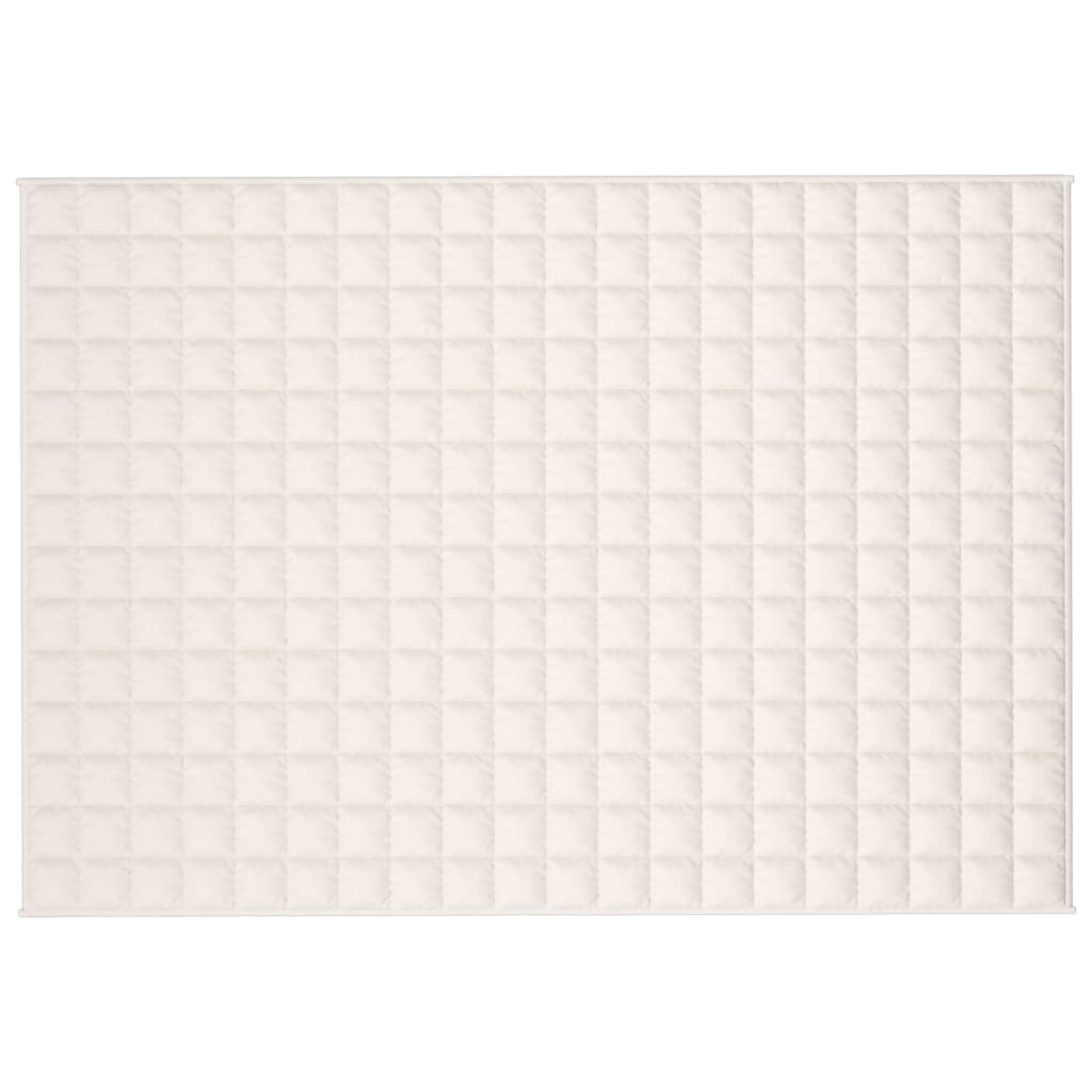 Teška deka svijetla krem 137x200 cm 6 kg od tkanine